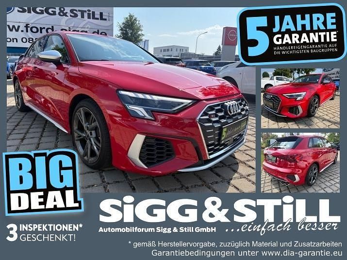 Tangorot metallic Gebraucht 2022 Audi S3 Sport Limousine | 32.990 € (Superpreis) - Bild 1/4