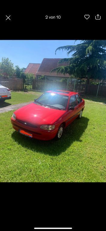Rot Gebraucht 1996 Ford Escort Limousine | 600 € (Superpreis) - Bild 1/4