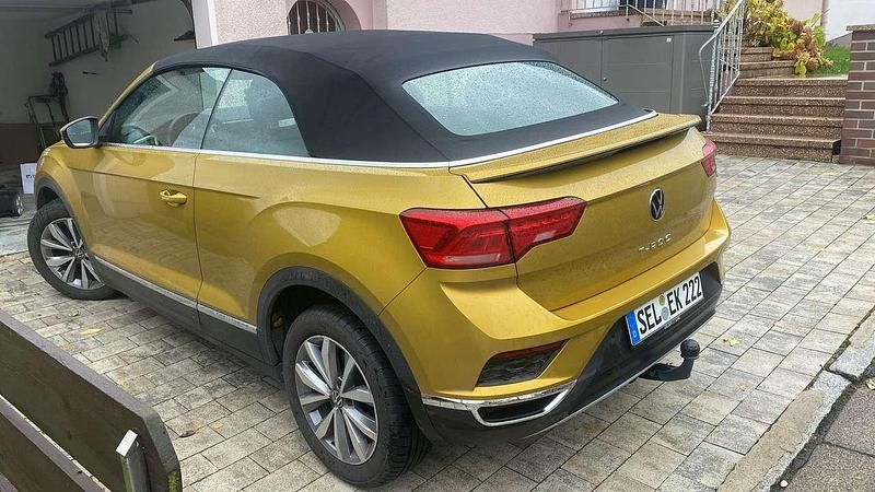 Gebraucht VW T-Roc Cabriolet Style 110 PS (80 kW) 2020 Gelb Cabrio