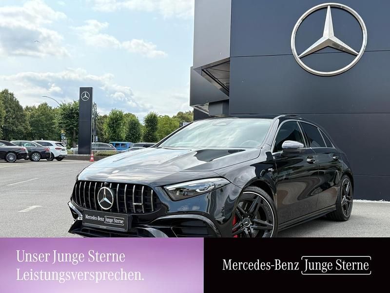 Schwarz Gebraucht 2024 Mercedes A45 AMG AMG Limousine | 58.550 € (Fairer Preis) - Bild 1/3