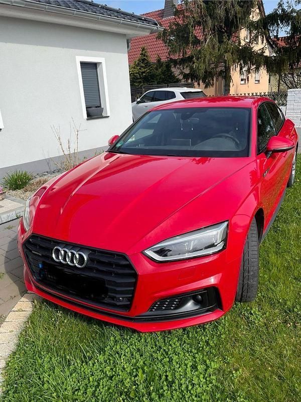 Rot Gebraucht 2019 Audi A5 Sportback S-Line Limousine | 32.900 € (Fairer Preis) - Bild 1/4