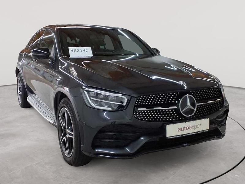 Graphitgrau metallic Gebraucht 2021 Mercedes GLC400d AMG line Coupé | 47.990 € (Guter Preis) - Bild 1/4
