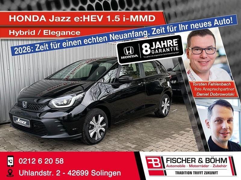 Neu Honda Jazz Elegance 122 PS (89 kW) 2026 Schwarz Kleinwagen