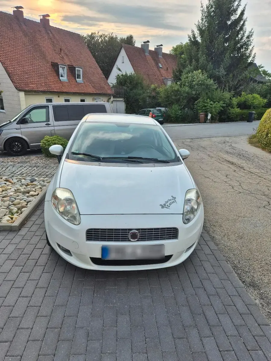 Gebraucht Fiat Punto 120 PS (88 kW) 2008 Weiß Kleinwagen