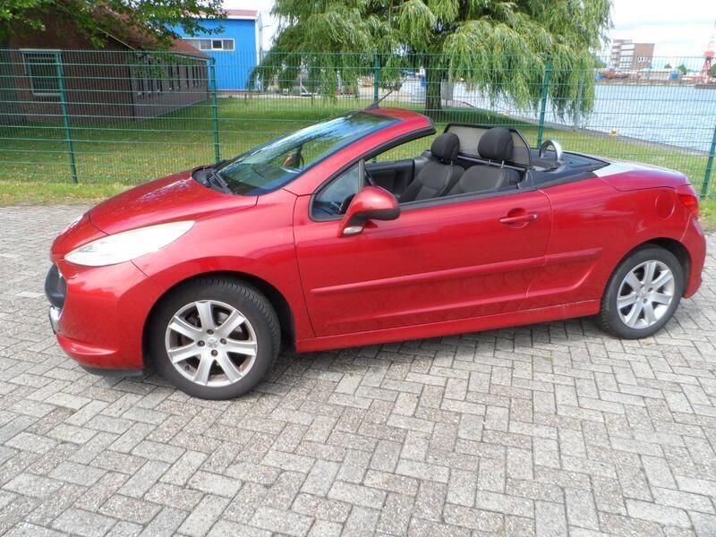 Rot Gebraucht 2008 Peugeot 207 CC Cabrio | 2.650 € (Superpreis) - Bild 1/4