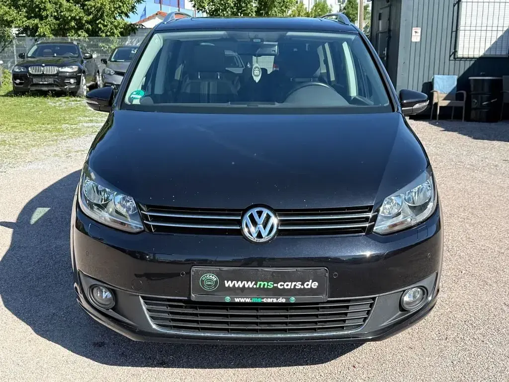 Gebraucht VW Touran Match 140 PS (102 kW) 2012 Schwarz Van / Kleinbus