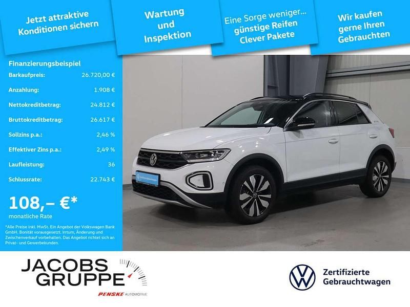 Weiß Gebraucht 2025 VW T-Roc Goal SUV | 26.720 € (Superpreis) - Bild 1/3