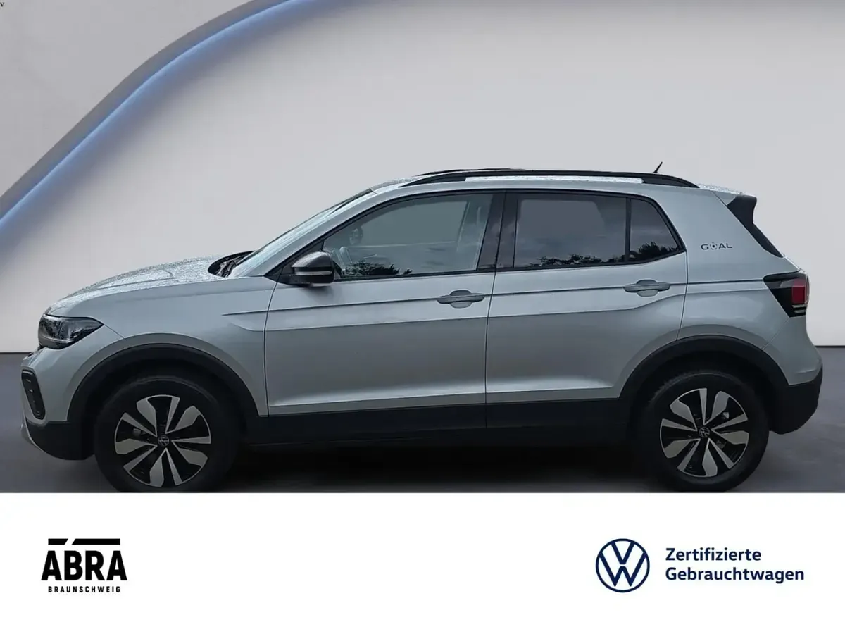 Gebraucht VW T-Cross Goal 116 PS (85 kW) 2024 Silber SUV