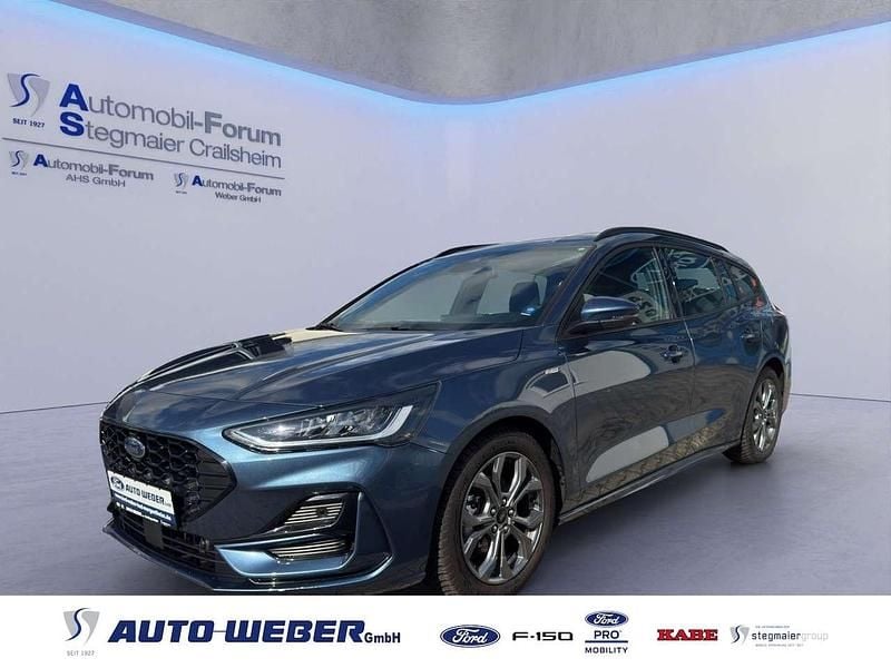 Chromablau metallic Gebraucht 2024 Ford Focus ST-Line Kombi | 24.750 € (Guter Preis) - Bild 1/4