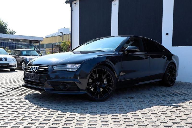 Blau Gebraucht 2017 Audi A7 Sportback Ambiente Kleinwagen | 21.500 € (Guter Preis) - Bild 1/4