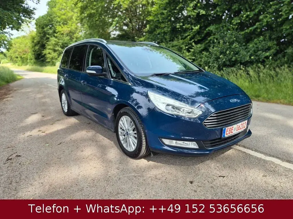 Gebraucht Ford Galaxy Titanium 209 PS (153 kW) 2016 Blazerblau Van / Kleinbus