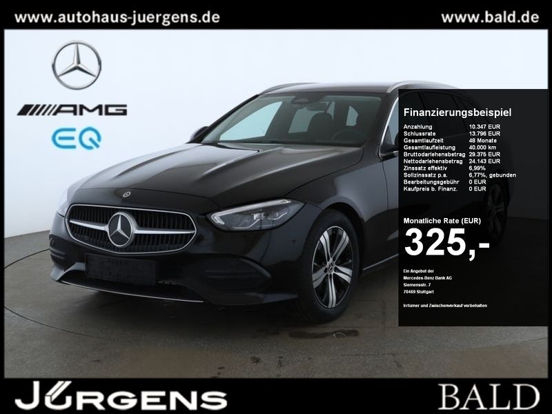 Schwarz metalliclack obsidianschwarz Gebraucht 2024 Mercedes C180 Avantgarde Kombi | 34.880 € (Guter Preis) - Bild 1/4