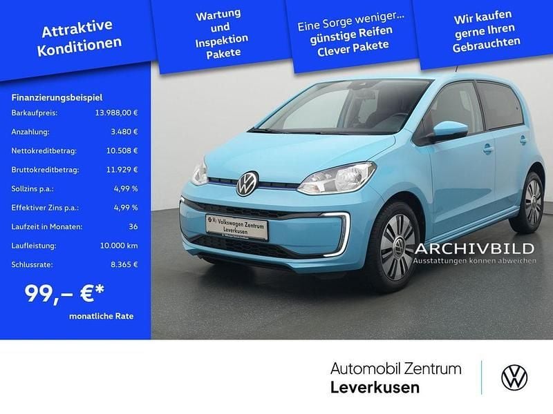 Blau Gebraucht 2021 VW e-up! Kleinwagen | 13.988 € (Fairer Preis) - Bild 1/4