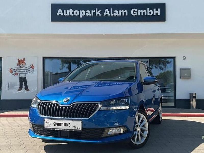 Blau Gebraucht 2019 Skoda Fabia Soleil Kleinwagen | 14.699 € (Fairer Preis) - Bild 1/4