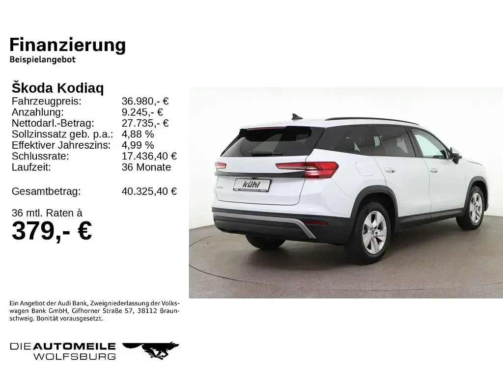 Gebraucht Skoda Kodiaq Selection 150 PS (110 kW) 2025 Moonweiss metallic SUV