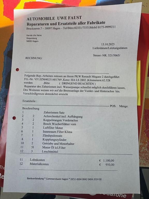 Gebraucht Renault Scénic III Initiale Paris 110 PS (80 kW) 2014 Grau Van / Kleinbus