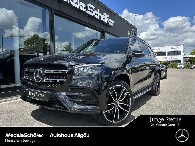 Lack obsidianschwarz Gebraucht 2022 Mercedes GLS400 AMG SUV | 88.870 € (Fairer Preis) - Bild 1/4