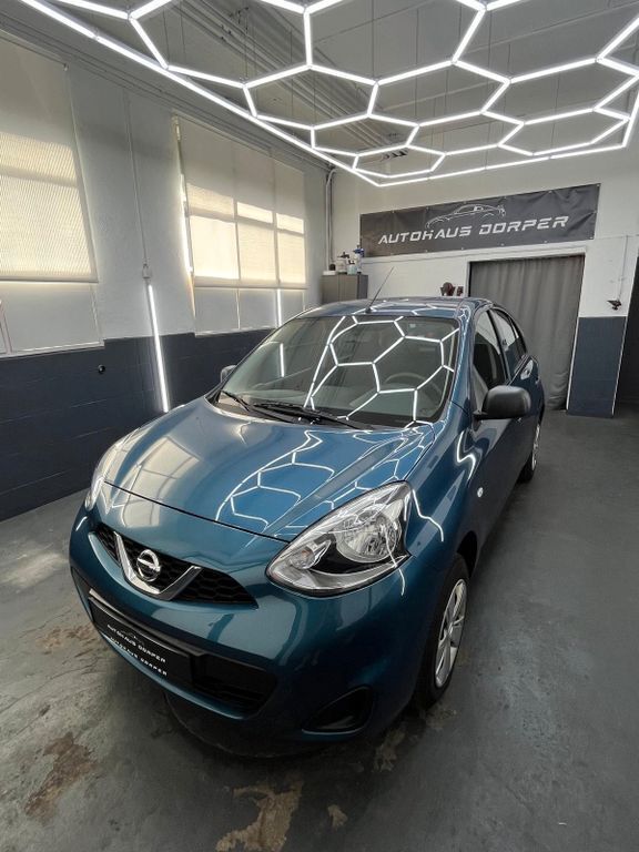 Blau Gebraucht 2014 Nissan Micra Visia Kleinwagen | 6.650 € (Fairer Preis) - Bild 1/4