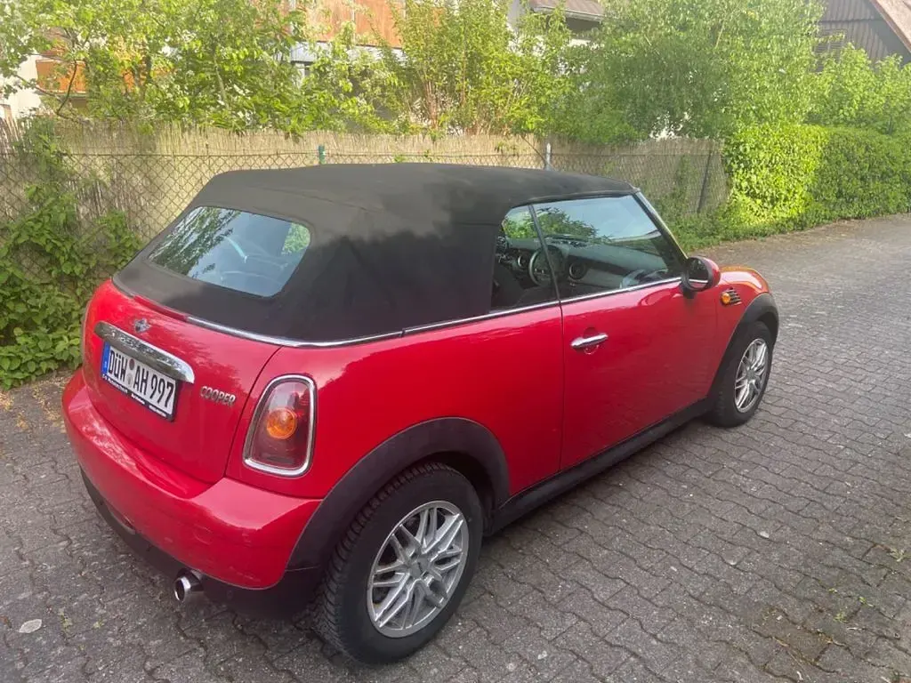 Gebraucht Mini Cooper Cabriolet 122 PS (89 kW) 2009 Rot Cabrio