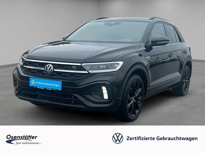 Schwarz Gebraucht 2023 VW T-Roc R-line SUV | 25.980 € (Fairer Preis) - Bild 1/4