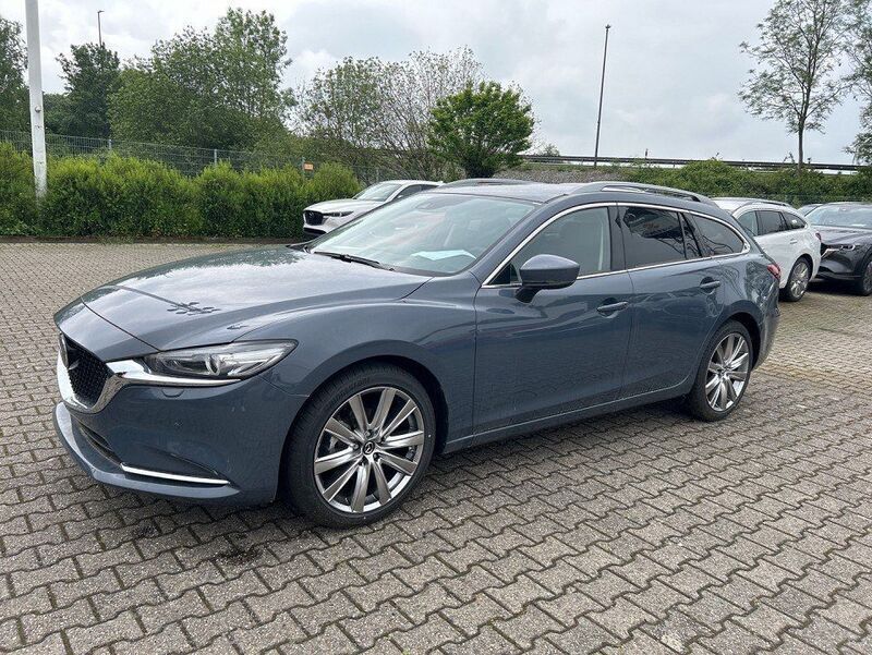 Grau Gebraucht 2023 Mazda 6 Exclusive-Line Kombi | 32.951 € (Teuer) - Bild 1/4