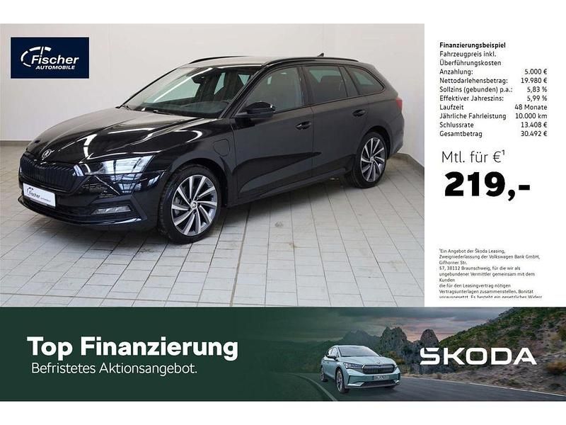 Gebraucht Skoda Octavia Style 204 PS (150 kW) 2022 Schwarzmagic perleffekt Kombi