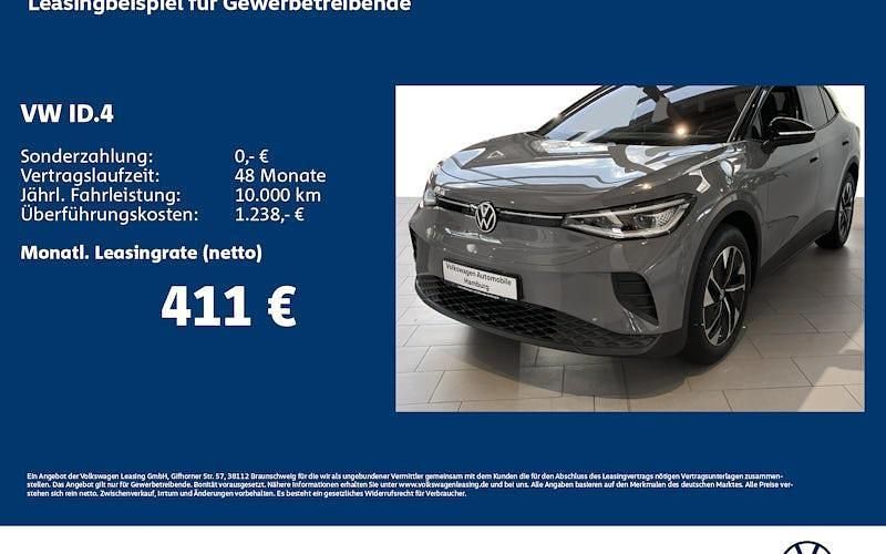 Grau Neu 2025 VW ID.4 Pure SUV | 50.398 € (Teuer) - Bild 1/4