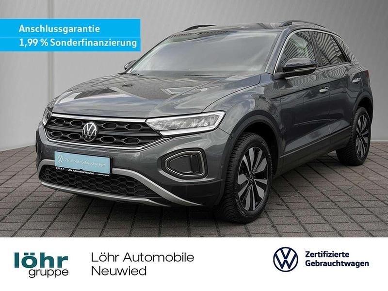 Indiumgrau metallic Gebraucht 2024 VW T-Roc Goal SUV | 23.980 € (Superpreis) - Bild 1/3