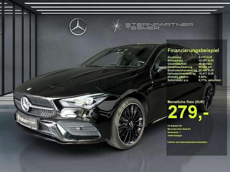 Schwarz Gebraucht 2022 Mercedes CLA250e Shooting Brake AMG Kombi | 23.790 € (Guter Preis) - Bild 1/3