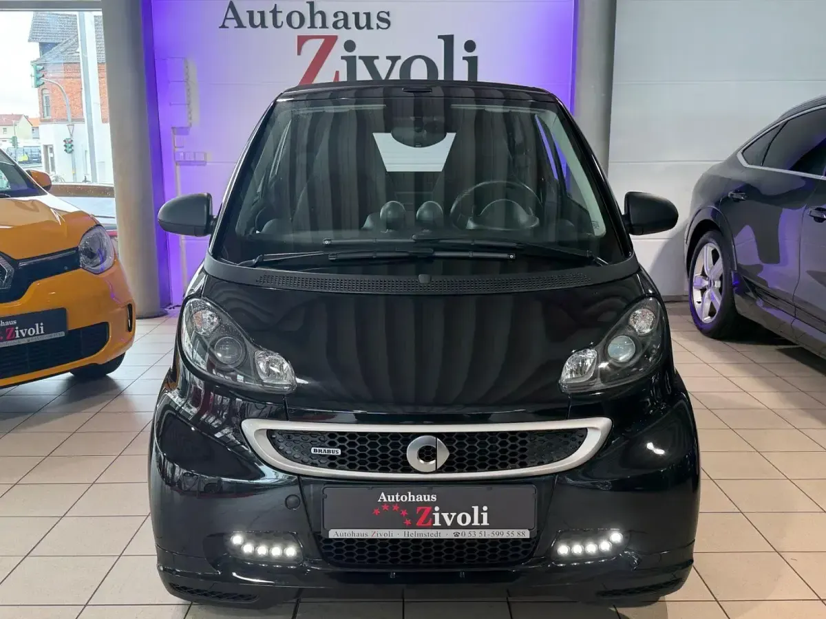Gebraucht Smart ForTwo Cabrio Brabus 60 kW (82 PS) 2014 Schwarz Cabrio