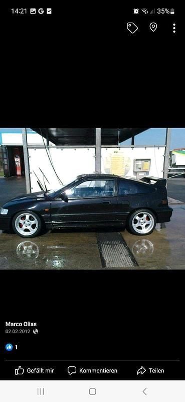 Schwarz Gebraucht 1991 Honda CR-X Coupé | 25.900 € - Bild 1/4