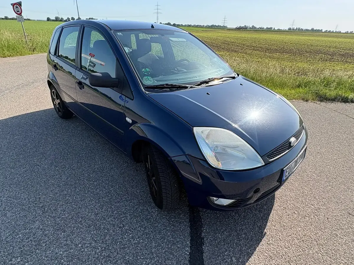 Gebraucht Ford Fiesta 70 PS (51 kW) 2003 Blau Kleinwagen