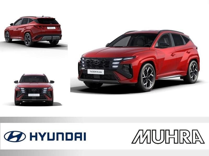Rot Neu 2025 Hyundai Tucson N Line SUV | 33.289 € (Guter Preis) - Bild 1/4