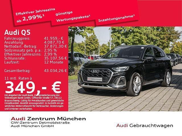 Mythosschwarz metallic Gebraucht 2022 Audi Q5 Ambiente SUV | 41.959 € (Fairer Preis) - Bild 1/2