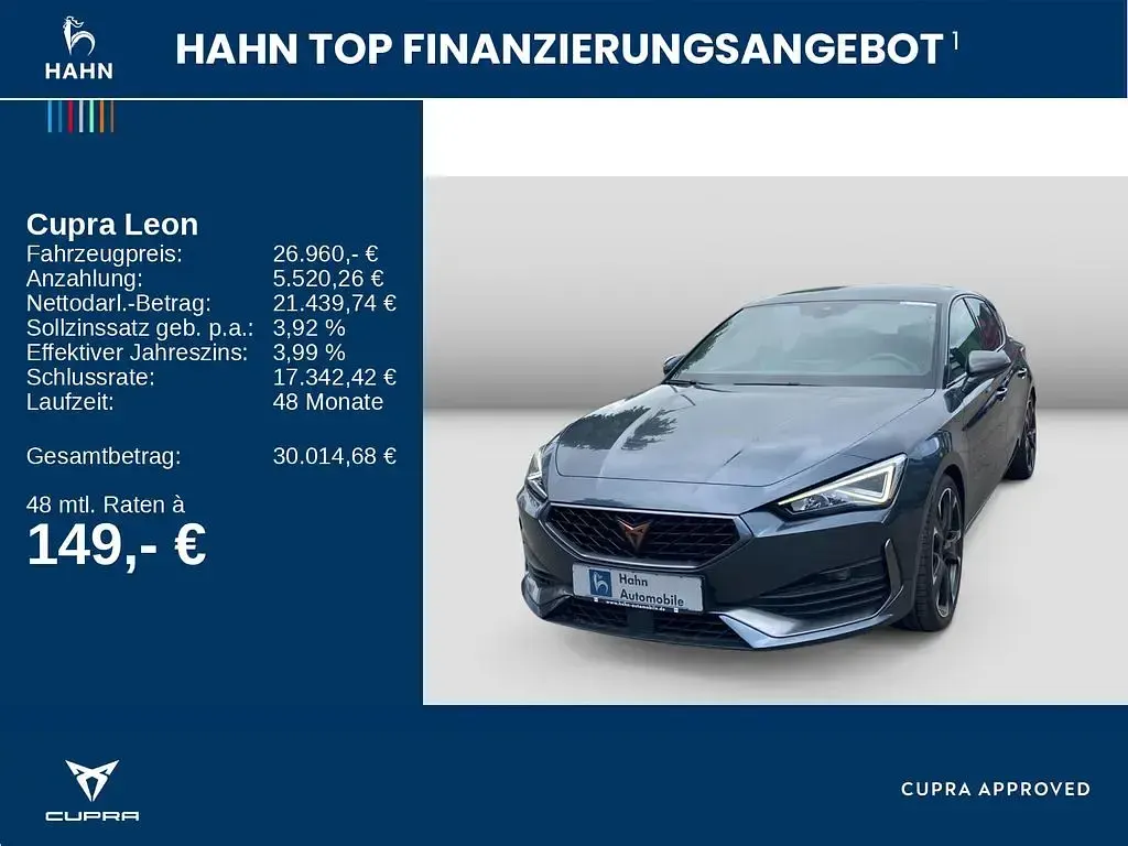 Gebraucht Cupra Leon VZ 300 PS (220 kW) 2023 "magnetic tech" Limousine