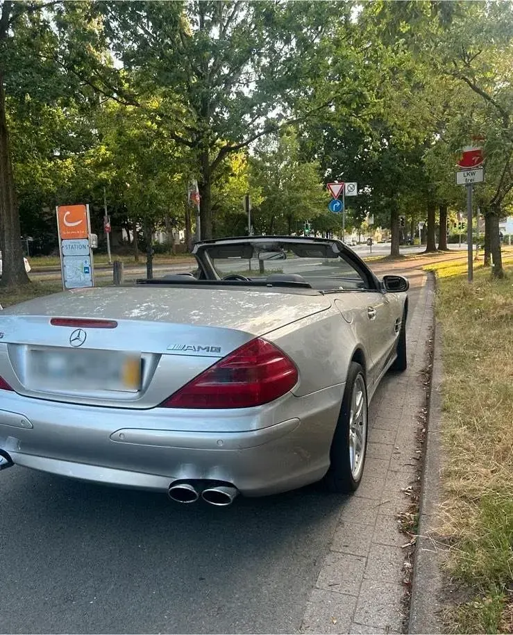 Gebraucht Mercedes SL500 AMG 306 PS (225 kW) 2002 Silber Cabrio