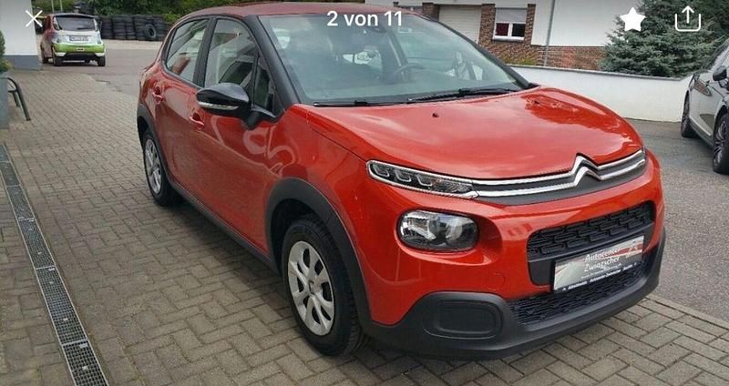 Gebraucht Citroën C3 Feel 83 PS (61 kW) 2018 Orange Kleinwagen