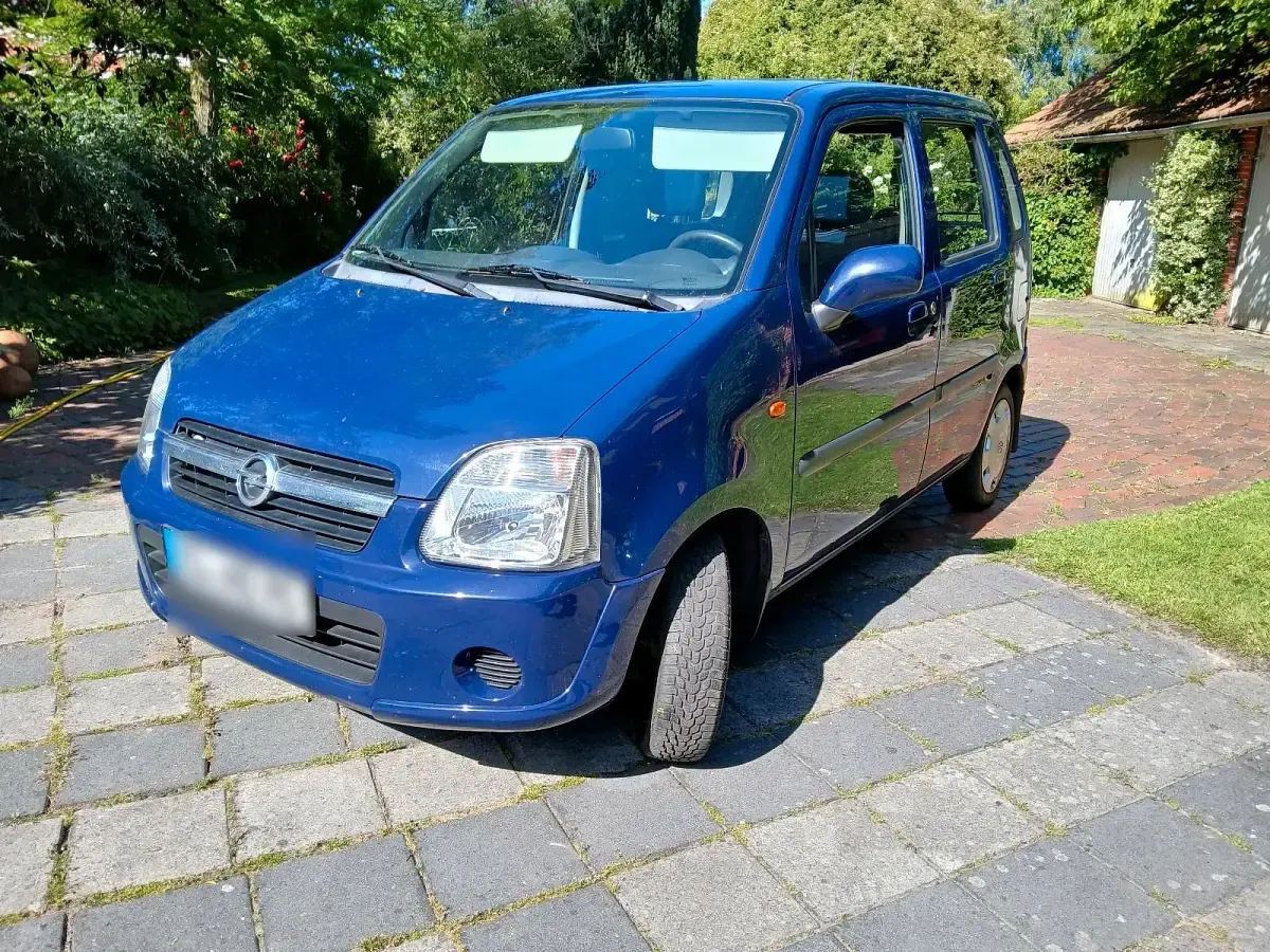 Gebraucht Opel Agila 54 PS (39 kW) 2003 Blau Van / Kleinbus