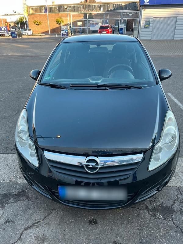 Schwarz Gebraucht 2008 Opel Corsa Kleinwagen | 2.300 € - Bild 1/4