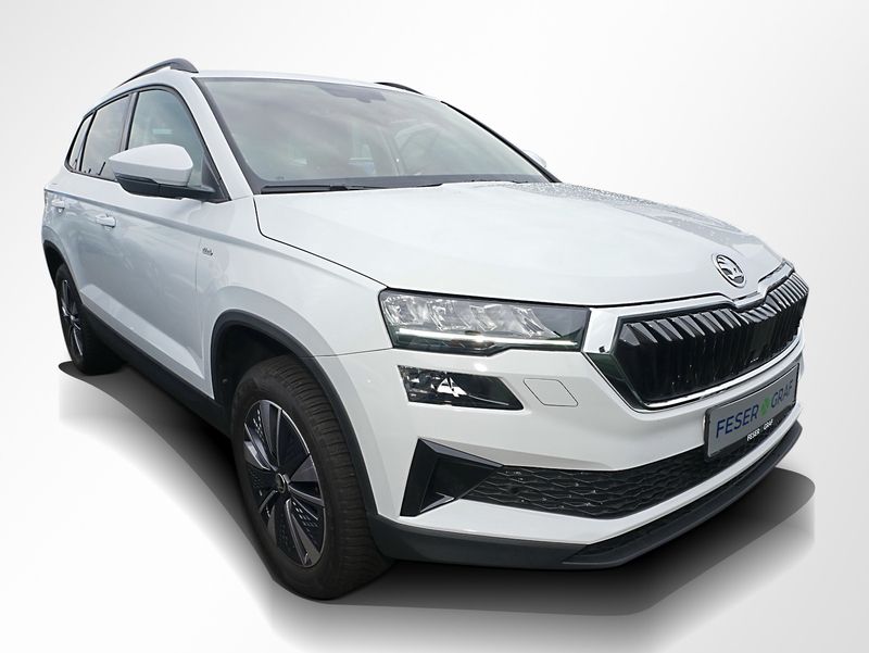 Gebraucht Skoda Karoq Ambition 150 PS (110 kW) 2023 Moon weiss perleffekt SUV
