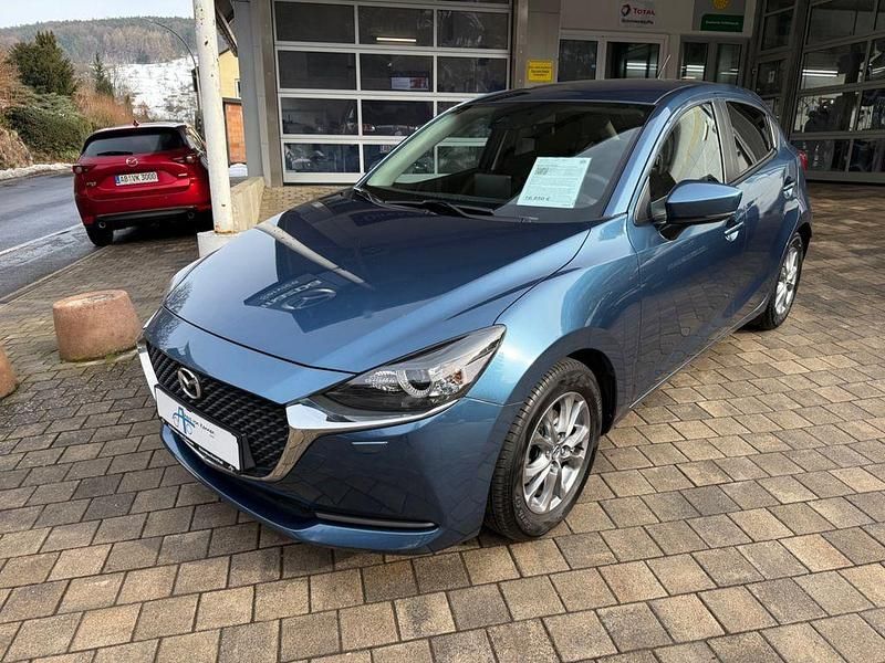 Gebraucht Mazda 2 Exclusive-Line 90 PS (66 kW) 2022 Blau Kleinwagen