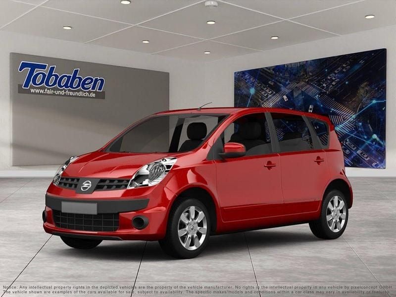 Rot Gebraucht 2008 Nissan Note Acenta Van / Kleinbus | 1.600 € (Superpreis) - Bild 1/4