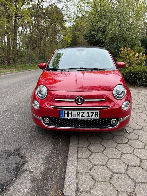 Second-hand Fiat 500C Lounge 69 CP (50 kW) 2017 Roșu Cabrio