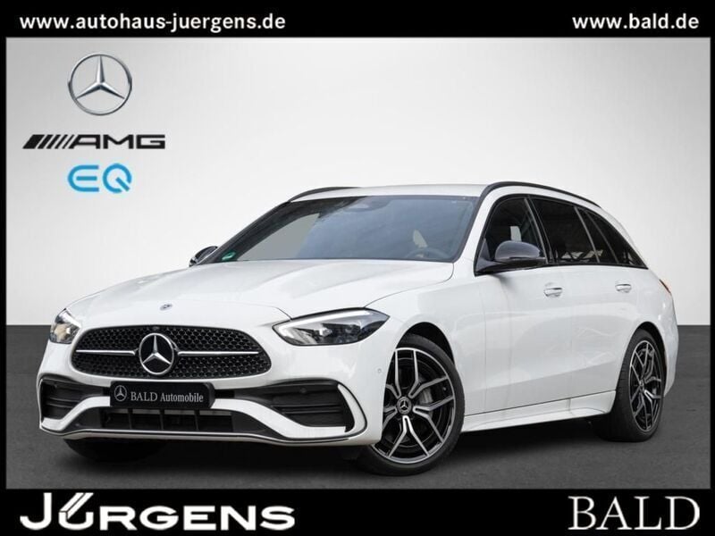 Gebraucht Mercedes C300 AMG 258 PS (189 kW) 2023 Unilack polarweiss Kombi