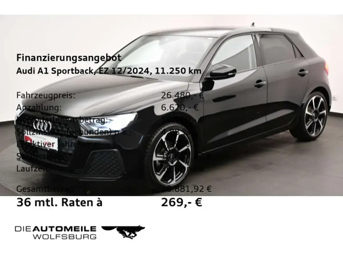 Gebraucht Audi A1 150 PS (110 kW) 2024 Mythosschwarz metallic SUV