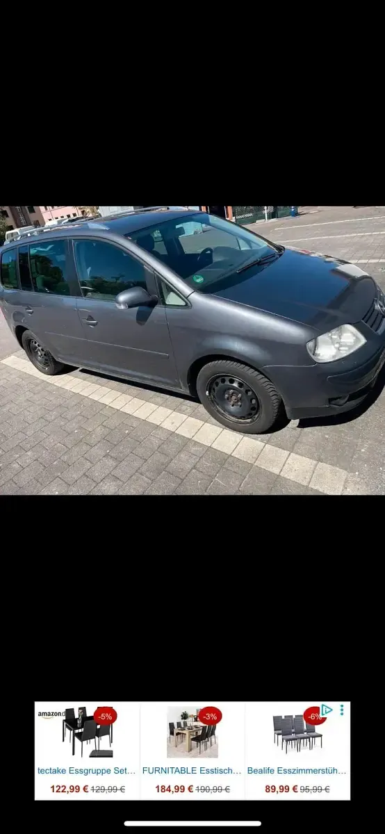 Gebraucht VW Touran 105 PS (77 kW) 2004 Grau Van / Kleinbus