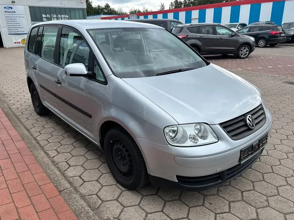 Gebraucht VW Touran 102 PS (75 kW) 2004 Silber Van / Kleinbus