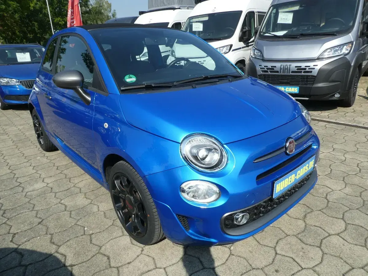 Gebraucht Fiat 500S 105 PS (77 kW) 2017 Blau Cabrio