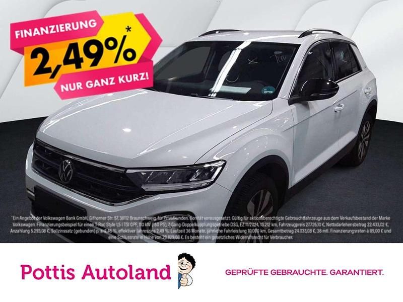 Weiss Gebraucht 2025 VW T-Roc Goal SUV | 23.777 € (Superpreis) - Bild 1/3