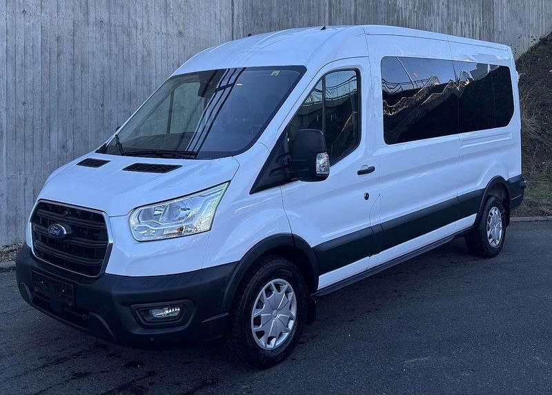 Frost weiß Gebraucht 2020 Ford Transit Trend Kombi | 26.990 € - Bild 1/4